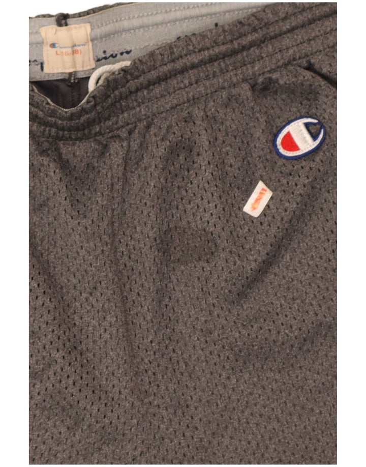 Champion Herren-Sportshorts, großes graues Polyester