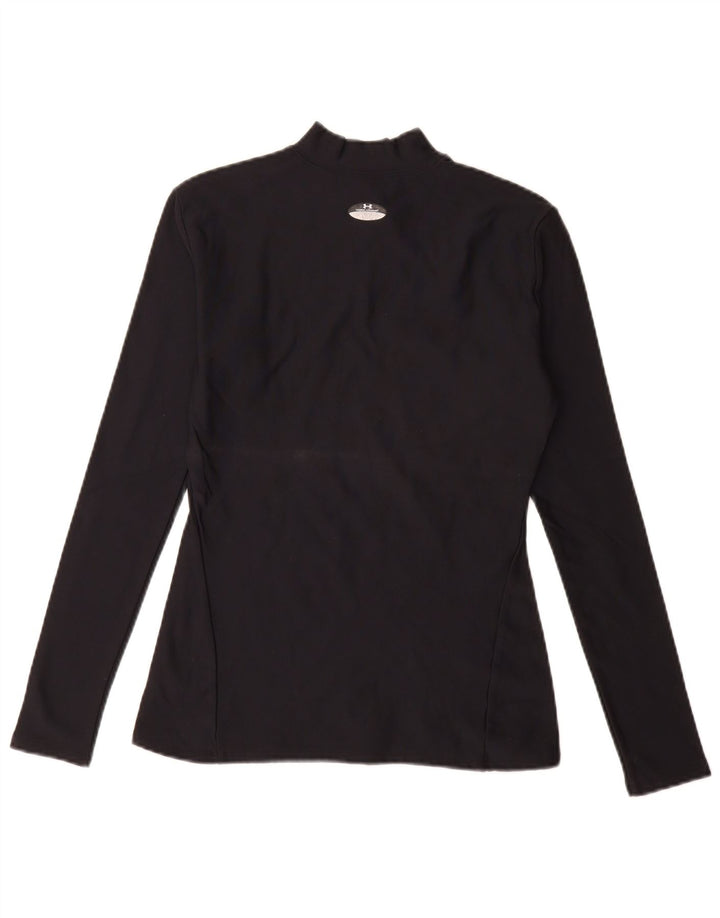 UNDER ARMOUR Mädchen Top Langarm 13-14 Jahre Schwarz