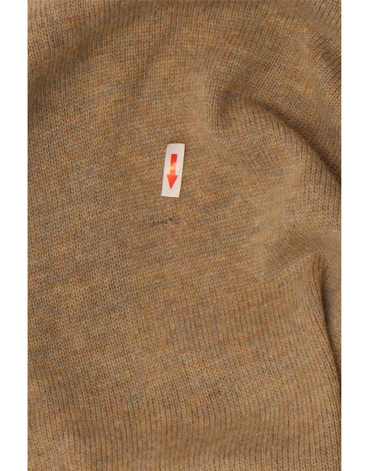 Vintage Herren Cardigan Pullover XL Braun Argyle/Diamant