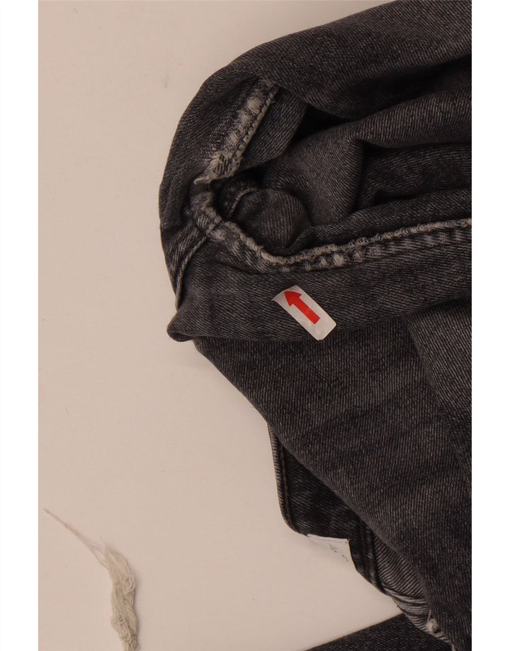 Kurze Jeans für Damen von Zara, EU 36, XS, W26, L25, Grau