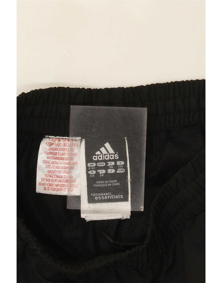 Adidas Trainingshose für Jungen, 8–9 Jahre, schwarzes Polyester
