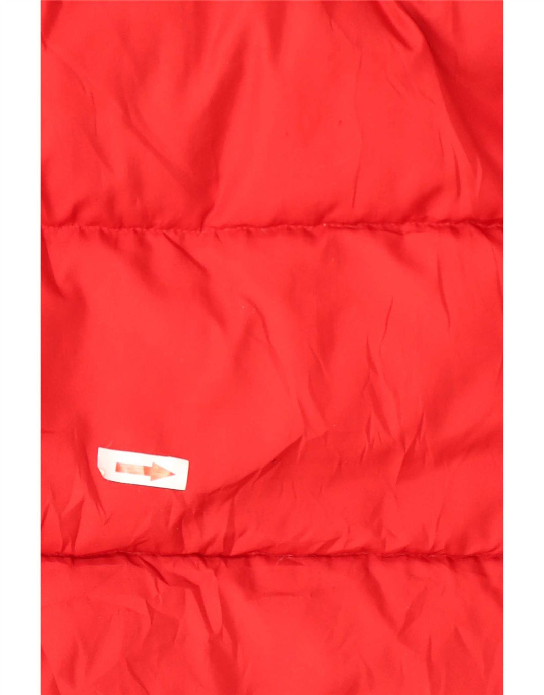 Nike Wattierte Jacke mit Kapuze für Jungen, 7–8 Jahre, XL, rotes Farbblock-Polyester