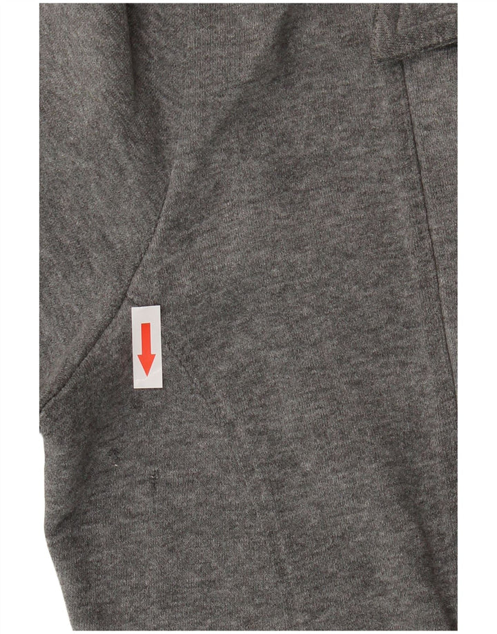 O'Neill Damen-Trainingsanzug-Top-Jacke, UK 14, Größe L, grau gefleckte Baumwolle