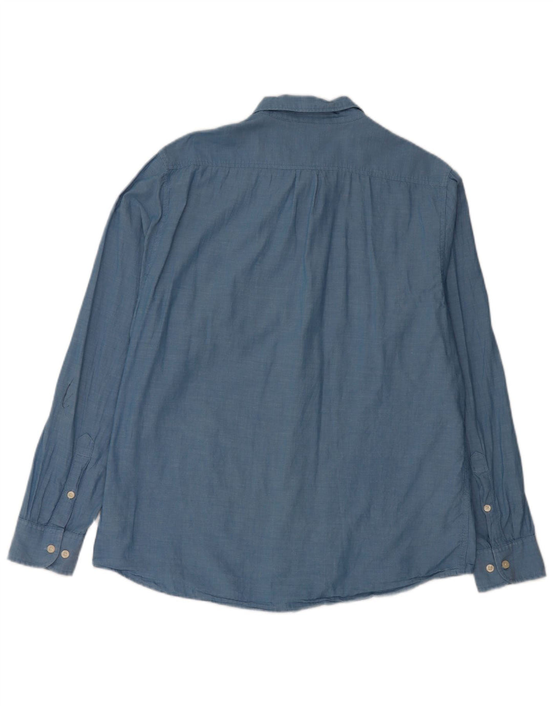 Lee Herrenhemd XL, blaue Baumwolle