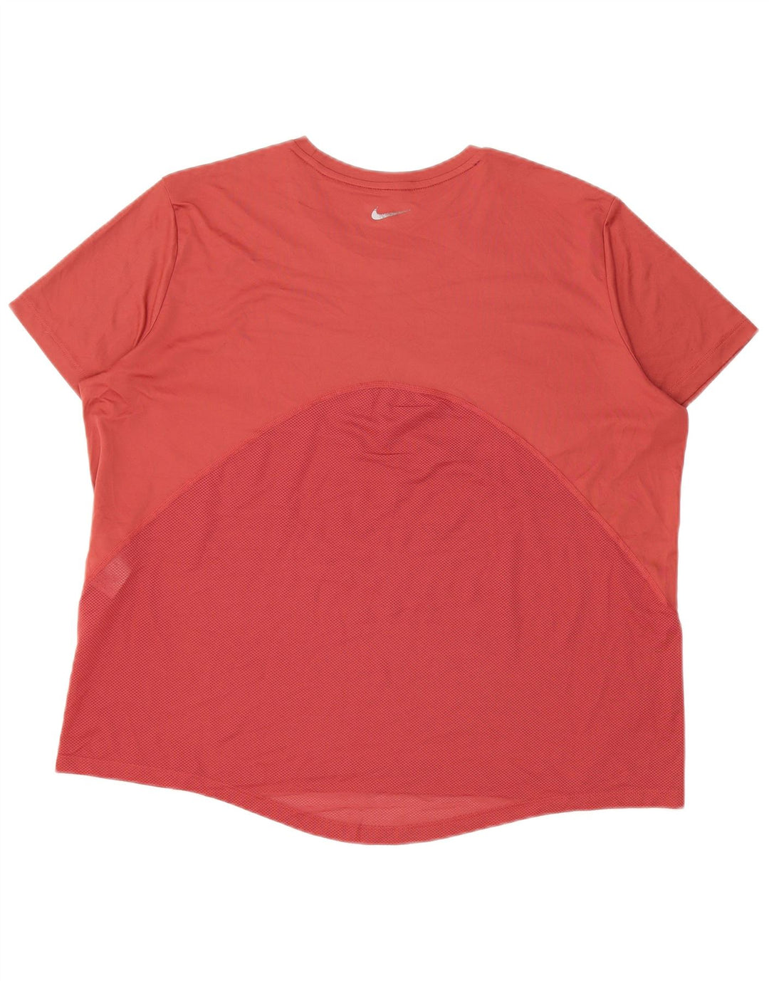 Nike Damen Dri Fit T-Shirt Top UK 18 XL Rosa Polyester