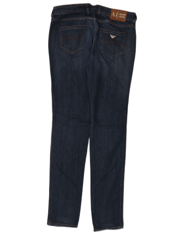 Armani Damen Skinny Jeans W30 L34 Marineblau