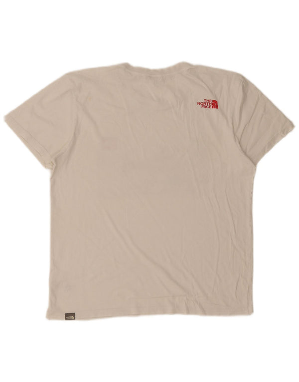 The North Face Herren-T-Shirt mit Grafik, mittelweiße Baumwolle