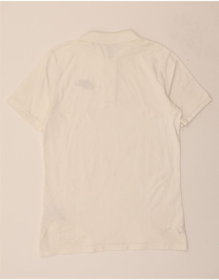 NIKE Mens Polo Shirt Medium White Cotton Vintage Nike and Second-Hand Nike from Messina Hembry 