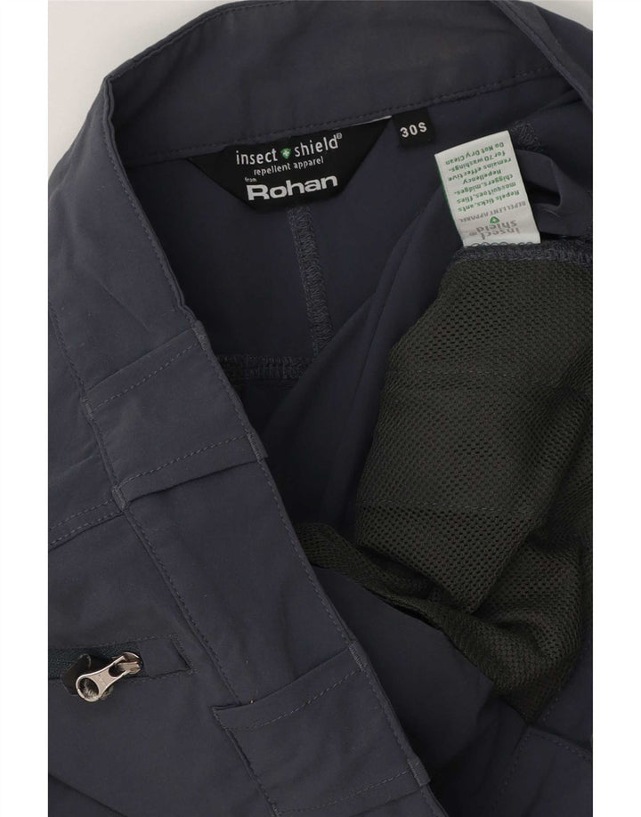 Gerade Cargo-Hose für Herren von Rohan, W30, L30, graues Polyester