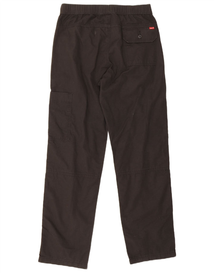 Levi's Herren-Cargohose, gerade, Größe S, W28, L30, Schwarz, Baumwolle