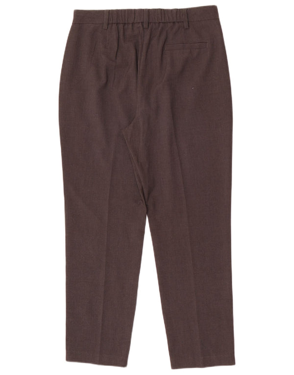 Marks & Spencer Damen Slim Cropped-Hose UK 10 Small W28 L25 Grau