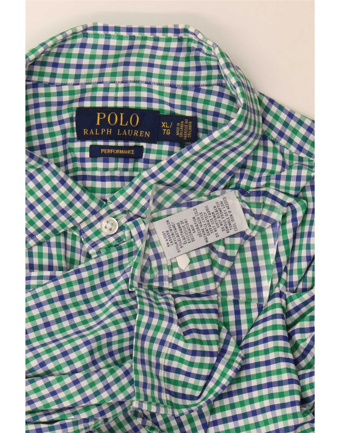 Polo Ralph Lauren Herren-Performance-Flanellhemd XL, mehrfarbig, Gingham
