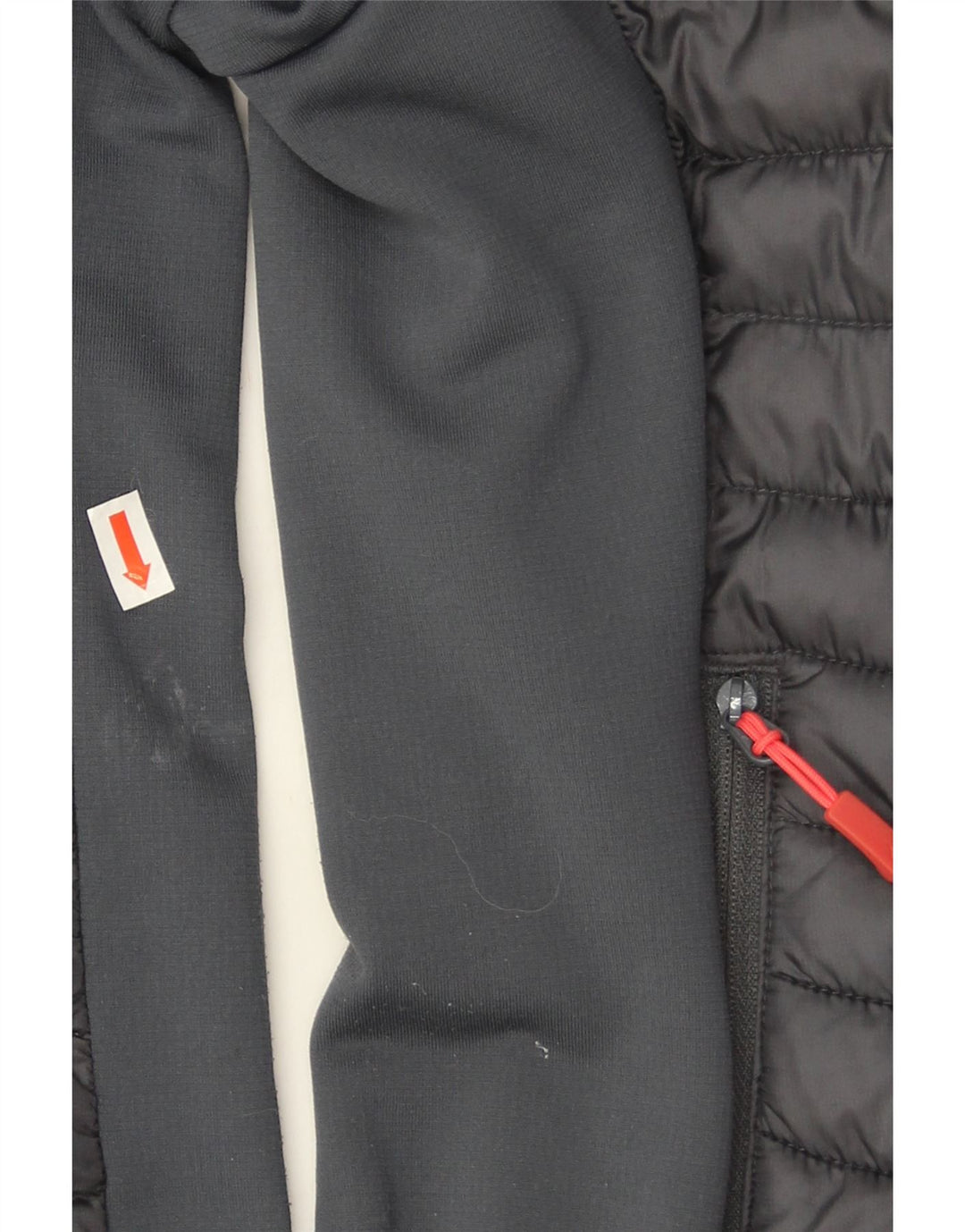 Rab Damen Übergroße wattierte Jacke UK 10 Small Grau Polyamid