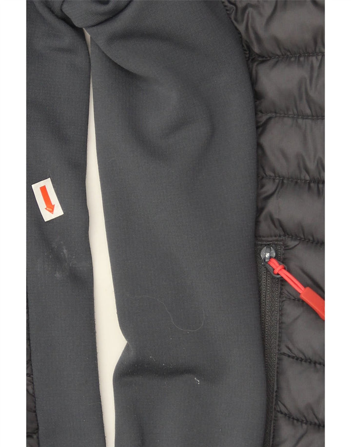 Rab Damen Übergroße wattierte Jacke UK 10 Small Grau Polyamid