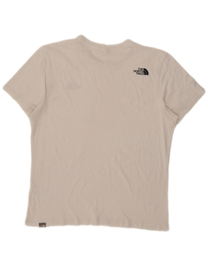 THE NORTH FACE Herren T-Shirt Top Large Weiß Baumwolle