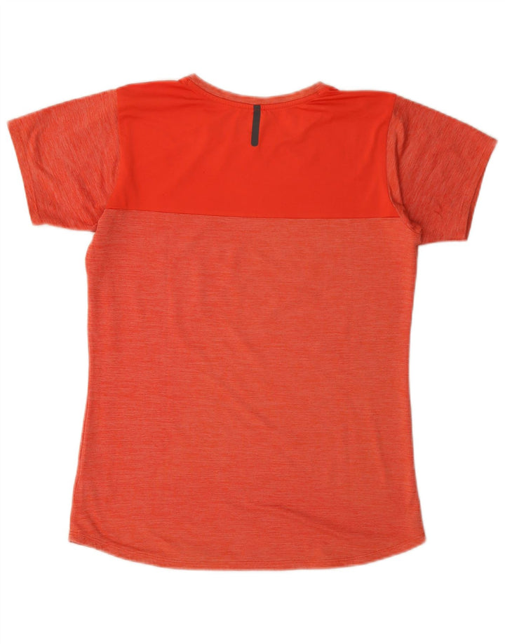 Columbia Damen T-Shirt Top UK 16 Large Orange Polyester