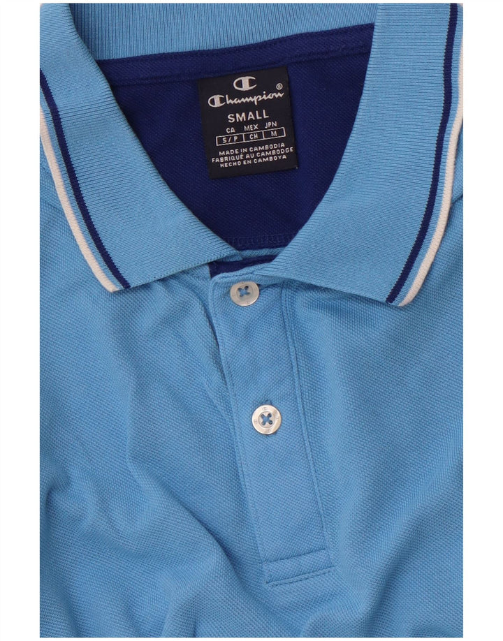 CHAMPION Herren-Poloshirt, Größe S, Blau
