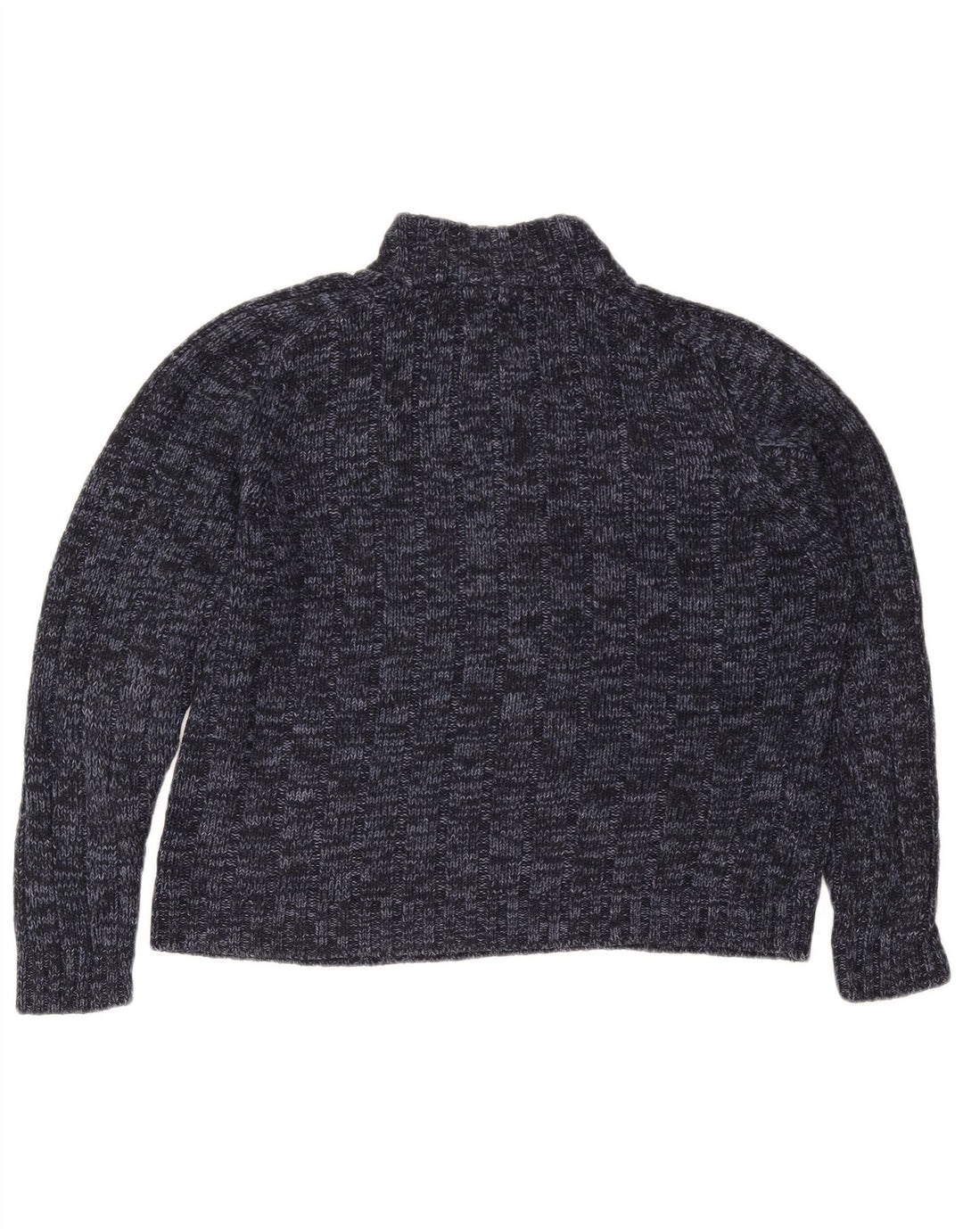 MARKS & SPENCER Damen-Pullover mit Reißverschluss, Größe 40, Marineblau