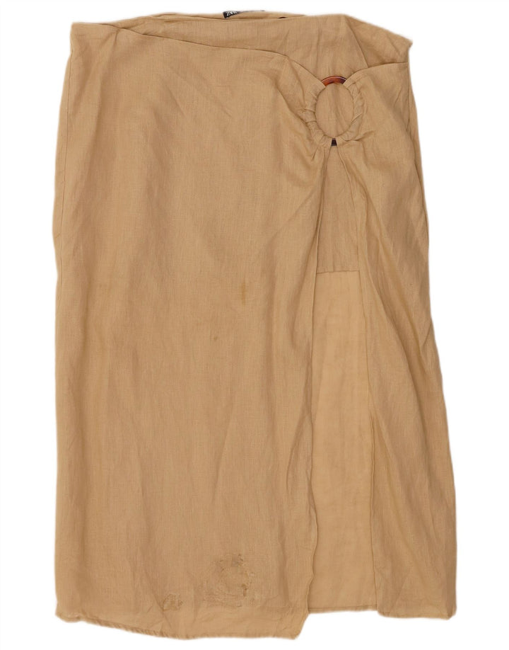 Zara Damen Sarongrock 2XL W34 Beige