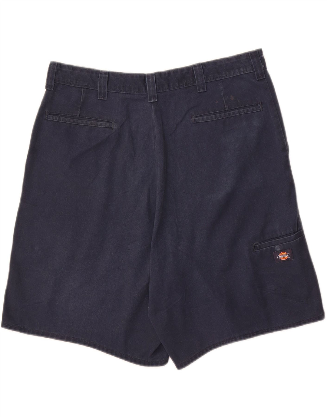 DICKIES Mens Cargo Shorts W36 Large Navy Blue Cotton