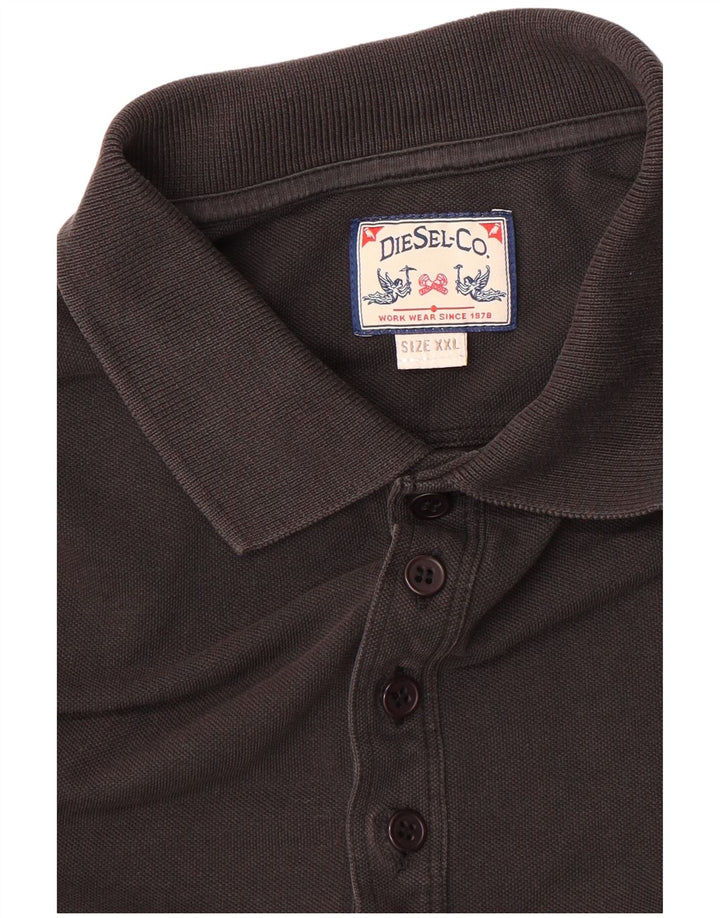 Diesel Herren Loose Fit Poloshirt XS Schwarz