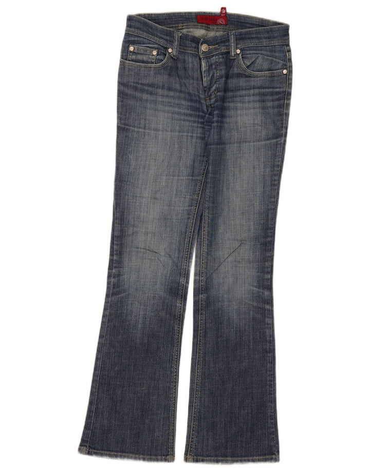 Vintage Damen Bootcut Jeans W27 L31 Blau