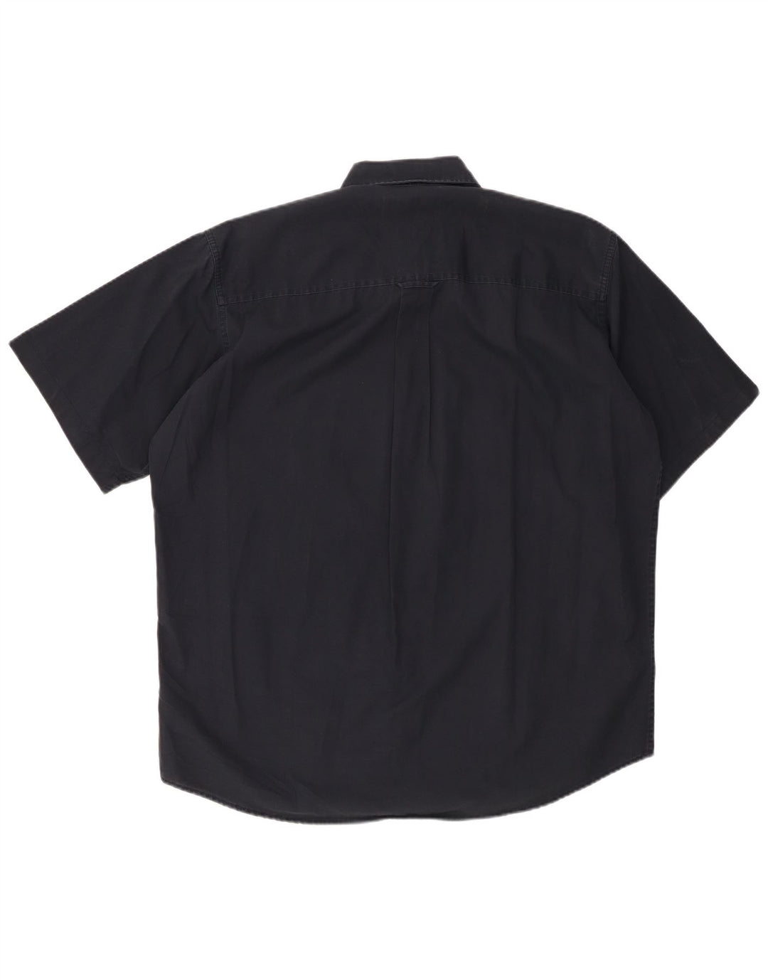 MARLBORO CLASSICS Herren-Kurzarmhemd, groß, marineblau, Baumwolle