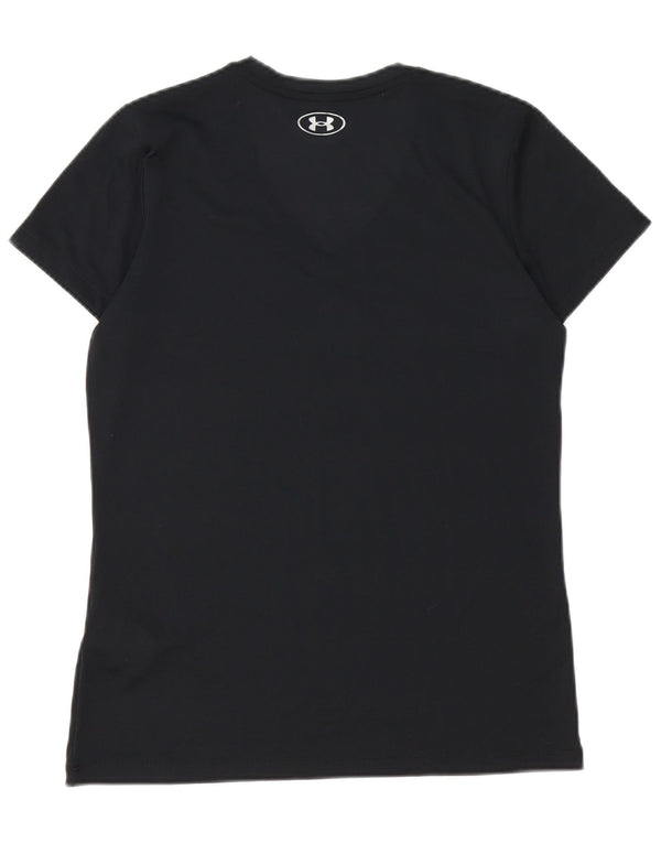 Under Armour Herren Heat Gear T-Shirt Top Small Schwarz Polyester