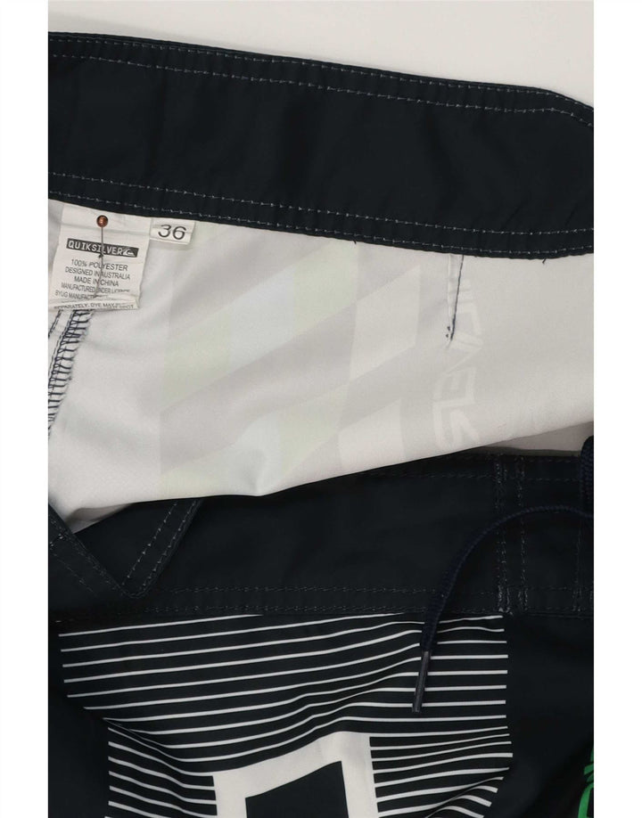 Quiksilver Herren-Badeshorts mit Grafik, groß, mehrfarbig, geometrisch