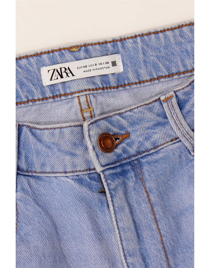 Zara Damen Tapered Jeans EU 40 Medium W30 L28 Blau