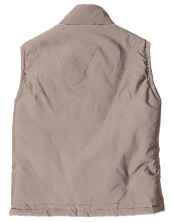 ZOE Damen Wattierte Weste UK 14 Mittelgraues Nylon