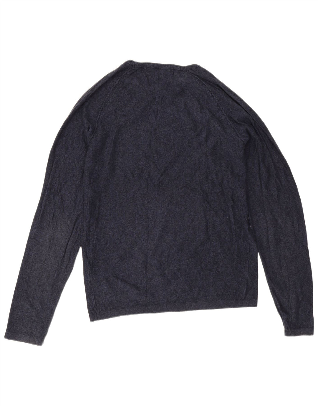 Jack & Jones Herren-Oberteil, langärmelig, klein, marineblau, Baumwolle