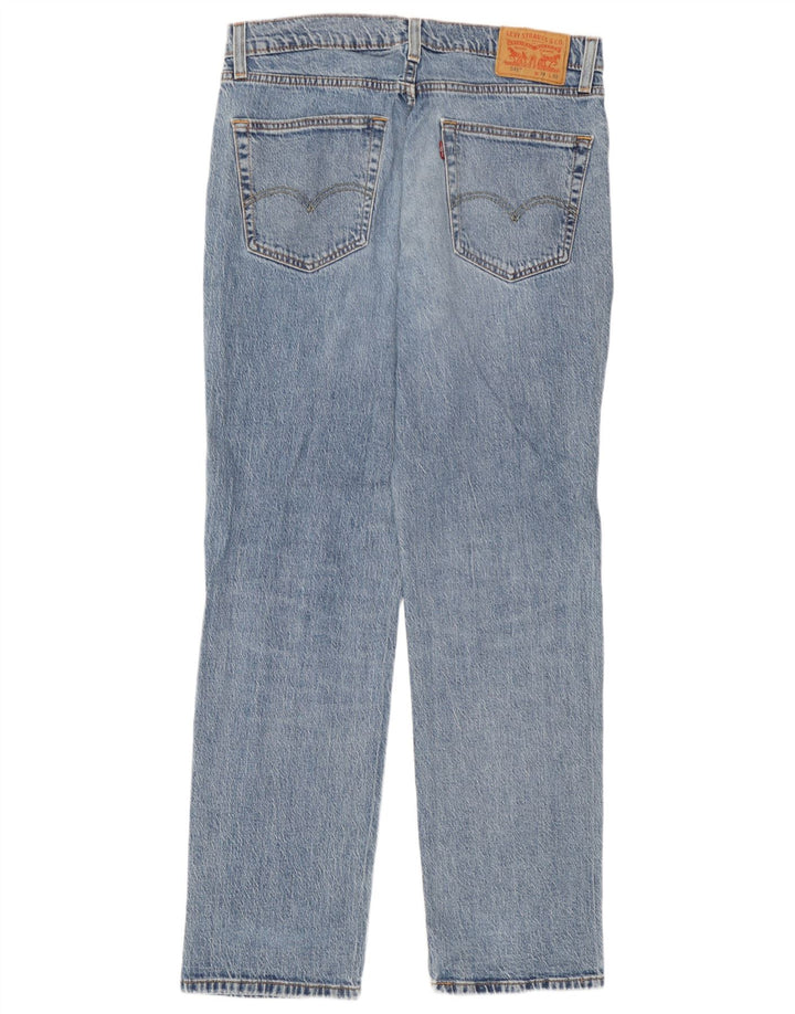Levi's Herren 541 Straight Jeans W34 L32 Blaue Baumwolle