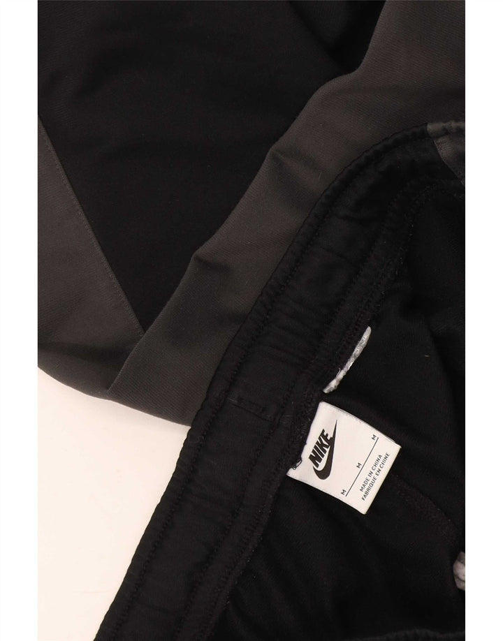 Nike Herren-Trainingsanzug, mittelgroß, Schwarz, Farbblock