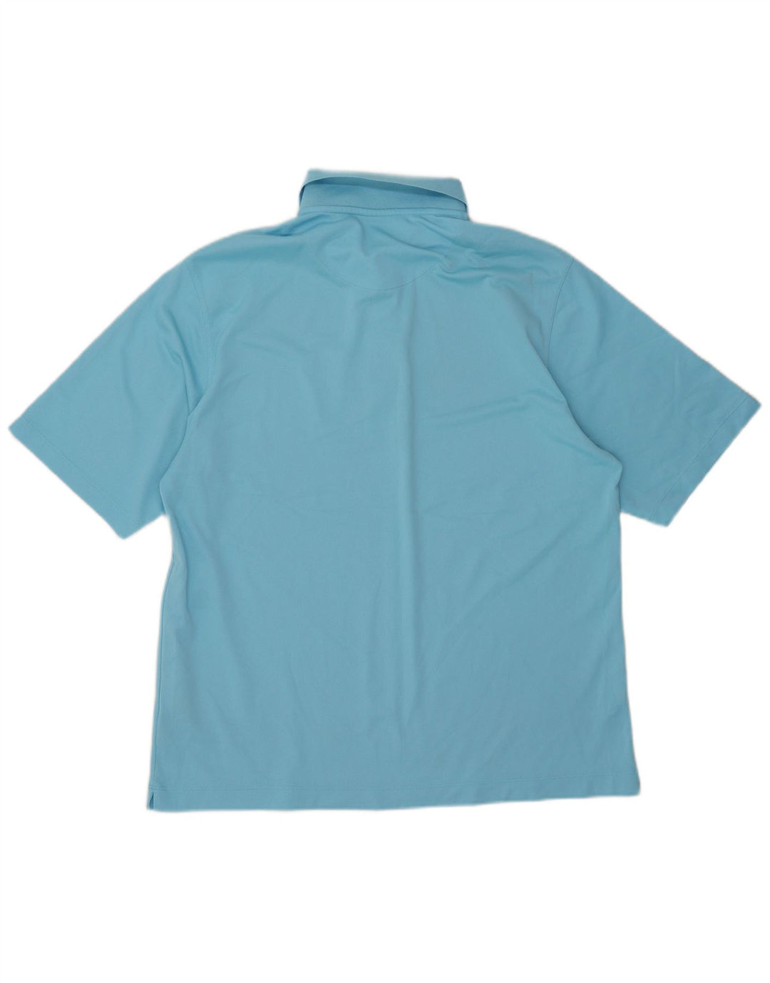 Nike Herren Poloshirt UK 42/44 Großes blaues Polyester