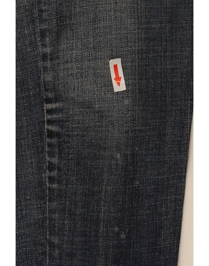 Zu Elements Damen Distressed Skinny Jeans W26 L31 Blaue Baumwolle