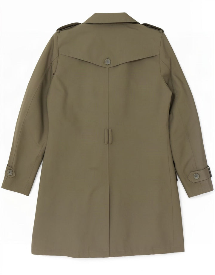 Marks & Spencer Damen Trenchcoat UK 12 Medium Khaki Polyester