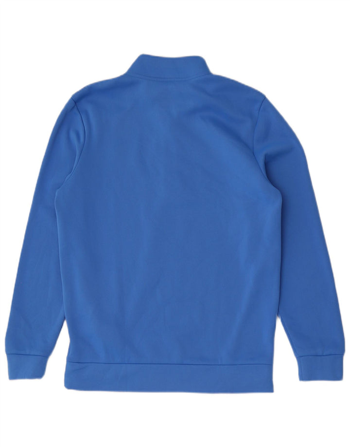 Under Armour Herren-Sweatshirt mit Reißverschluss am Hals, klein, blau, Polyester