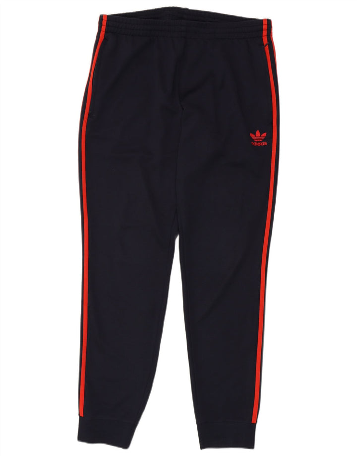 Adidas Herren-Trainingshose, Jogginghose, groß, marineblau, Polyester