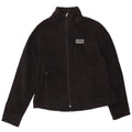 L.L.BEAN Damen Fleecejacke UK 16 Large Schwarz Polyester