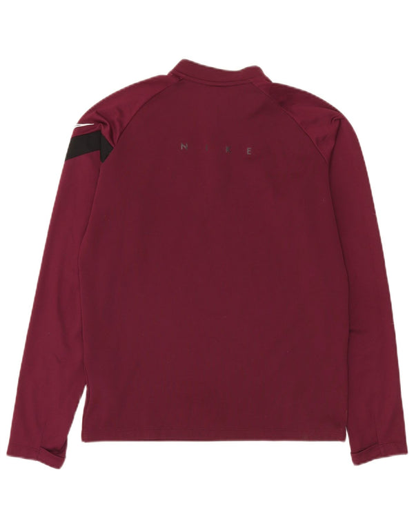 Nike Dri Fit Graphic Pullover-Trainingsanzug für Jungen, 12–13 Jahre, Größe L, Burgunderrot