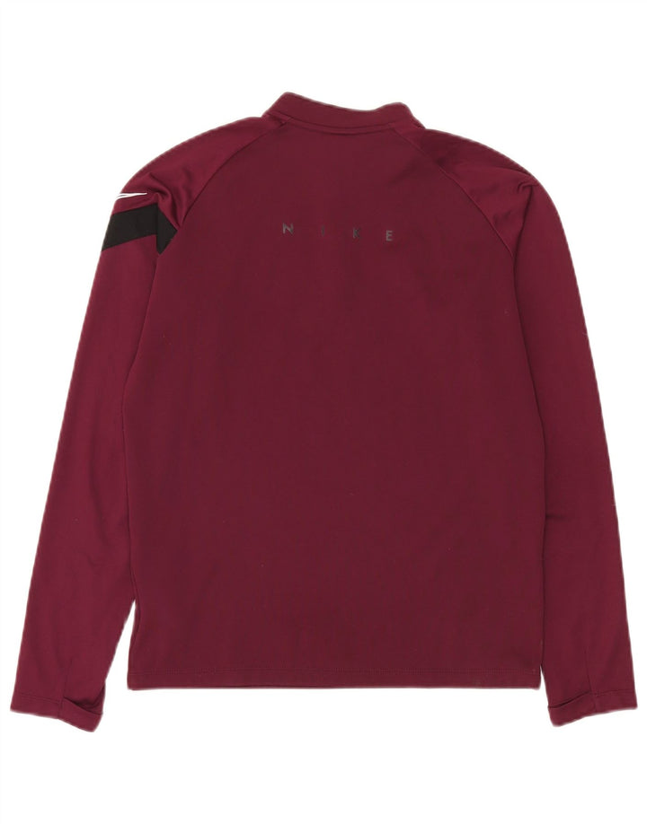 Nike Dri Fit Graphic Pullover-Trainingsanzug für Jungen, 12–13 Jahre, Größe L, Burgunderrot