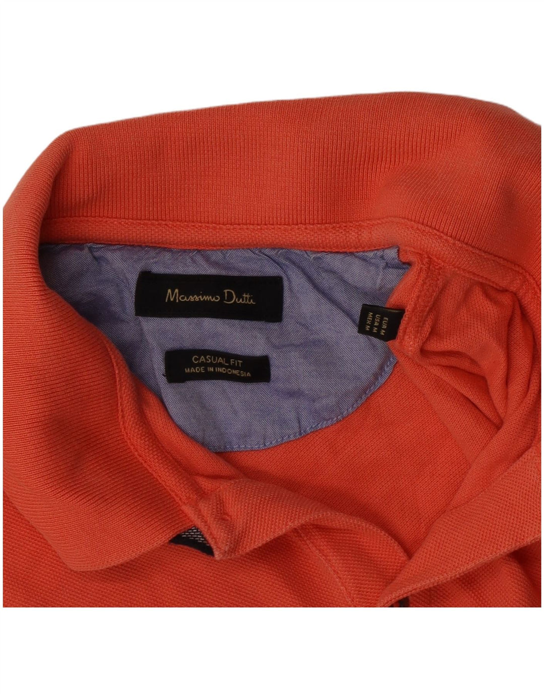 Massimo Dutti Poloshirt für Jungen, lässige Passform, 13–14 Jahre, mittelorange