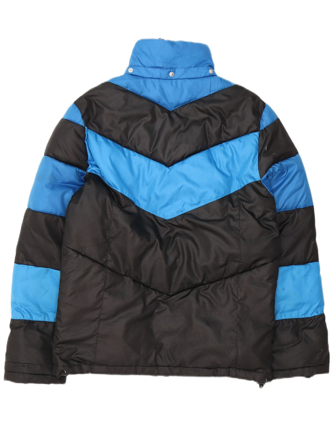 Hummel Herren Wattierte Jacke UK 38 Mittelschwarzes Colourblock-Polyester