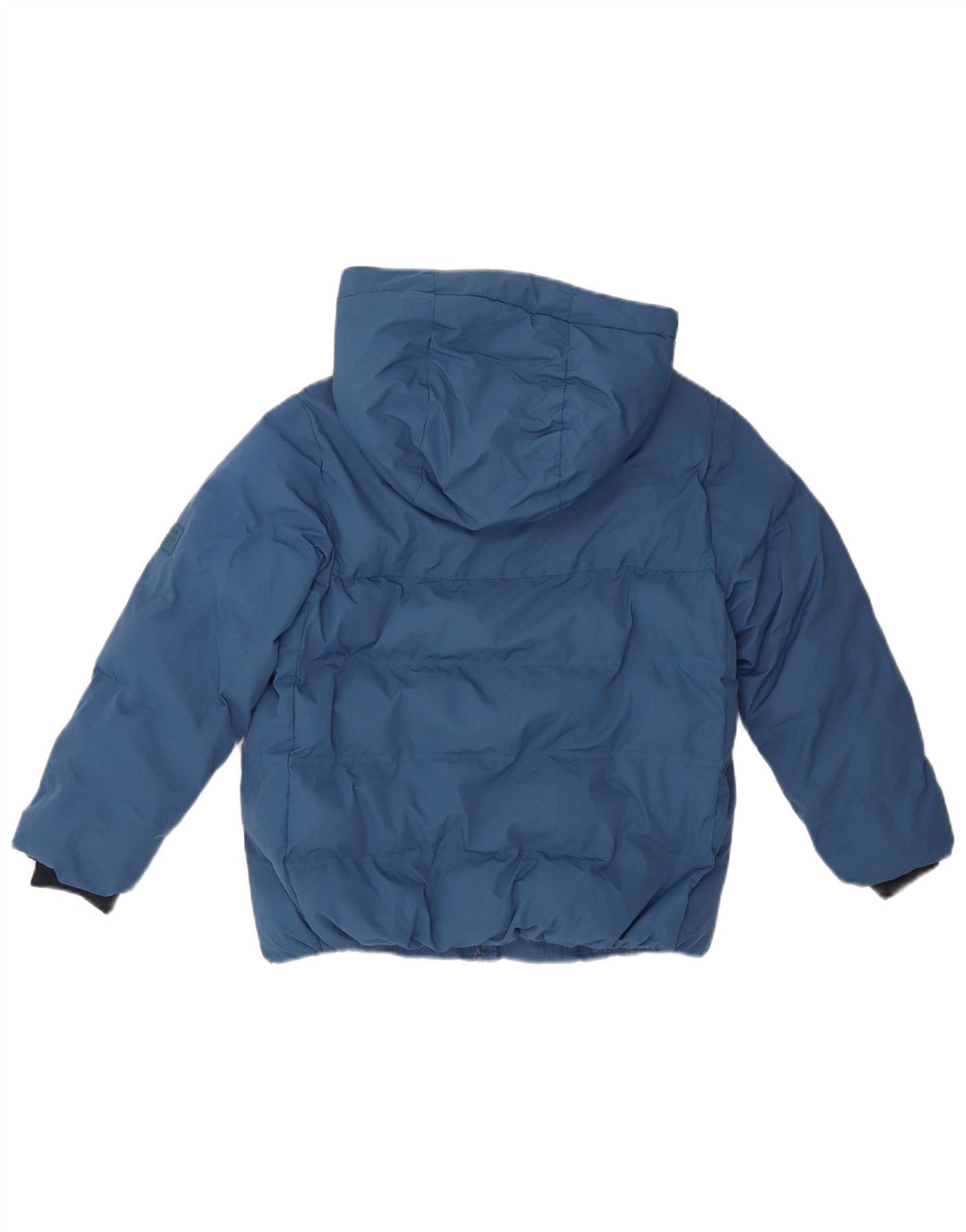 Wattierte Jacke mit Kapuze von Zara für Jungen, 8–9 Jahre, blaues Polyester