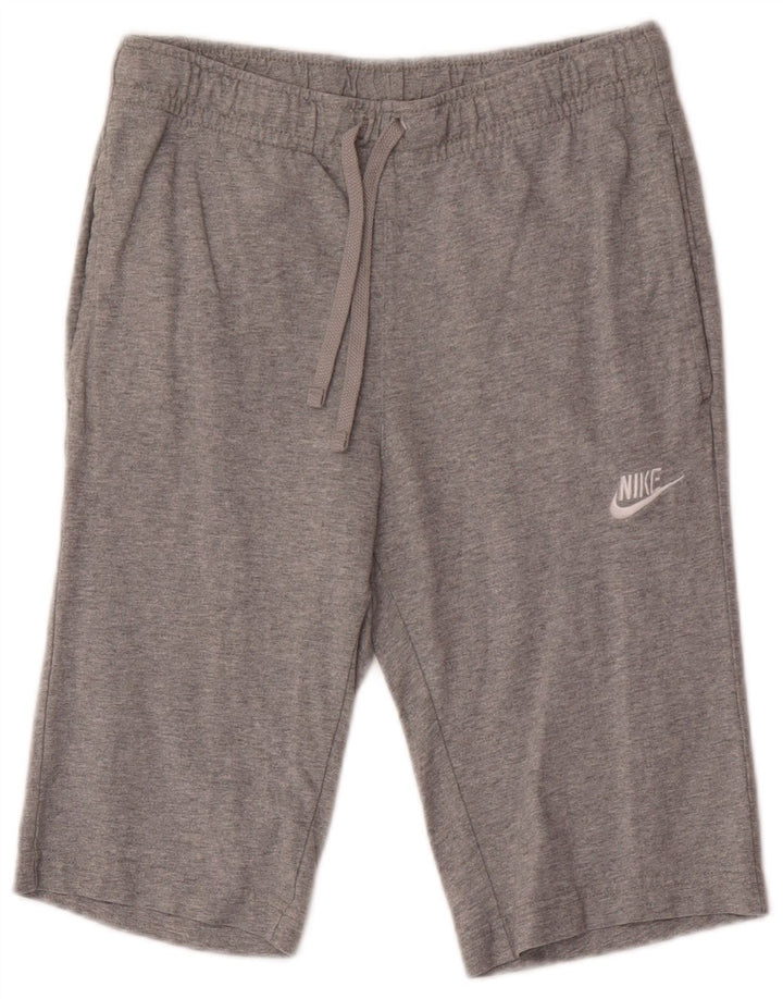 Nike Herren-Sportshorts, Größe S, graue Baumwolle