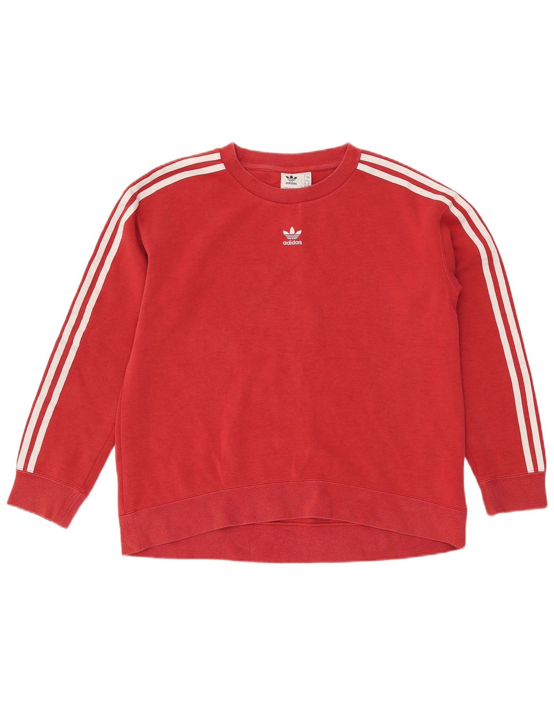 ADIDAS Damen-Sweatshirt in Übergröße, Gr. 8, Größe S, Rot, Baumwolle
