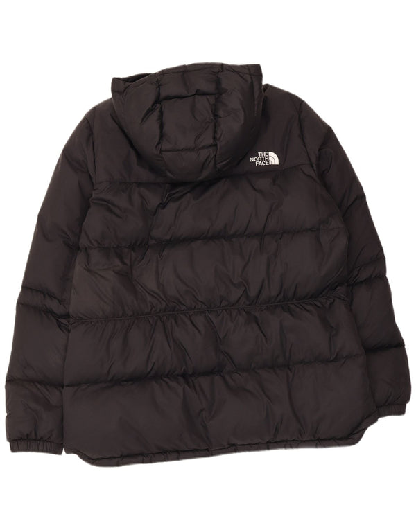 The North Face Wattierte Damenjacke mit Kapuze, UK 18 XL, schwarzes Nylon