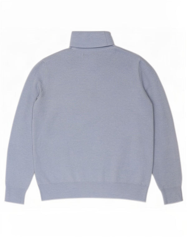 Marks & Spencer Damen-Pullover, übergroß, Rollkragenpullover, Gr. 6, XS, Blau