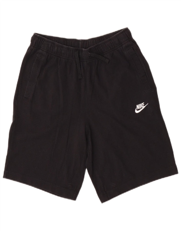 Nike Herren-Sportshorts, Größe S, schwarze Baumwolle
